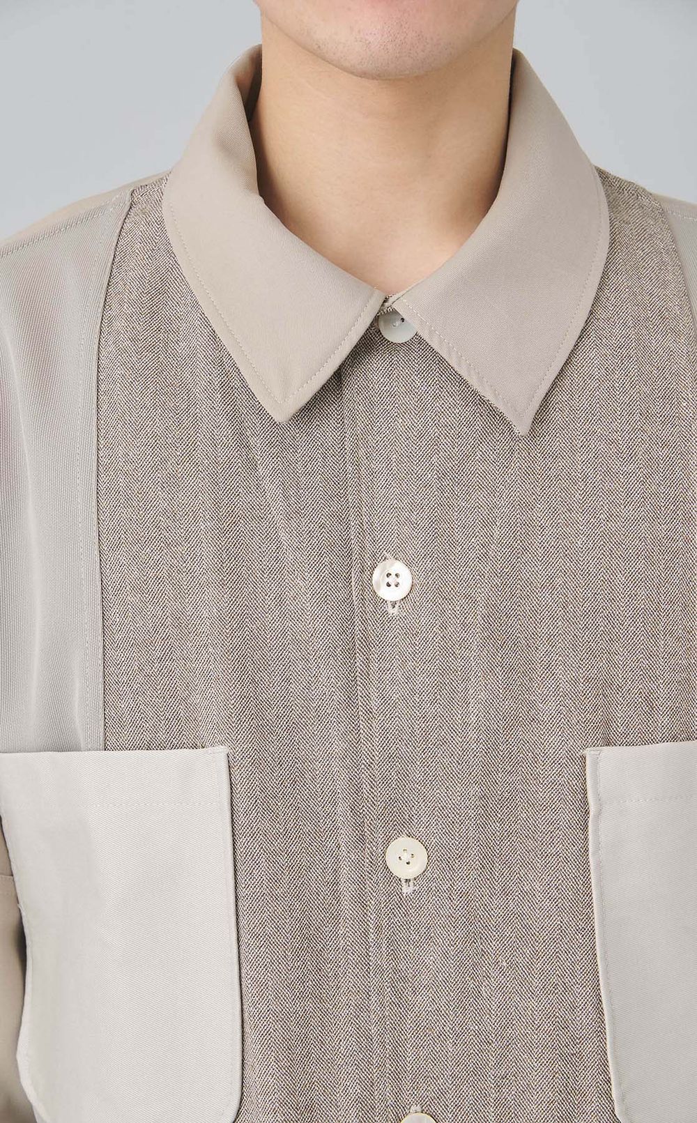 【reADdress】ハーフスリーブオーバーシャツ