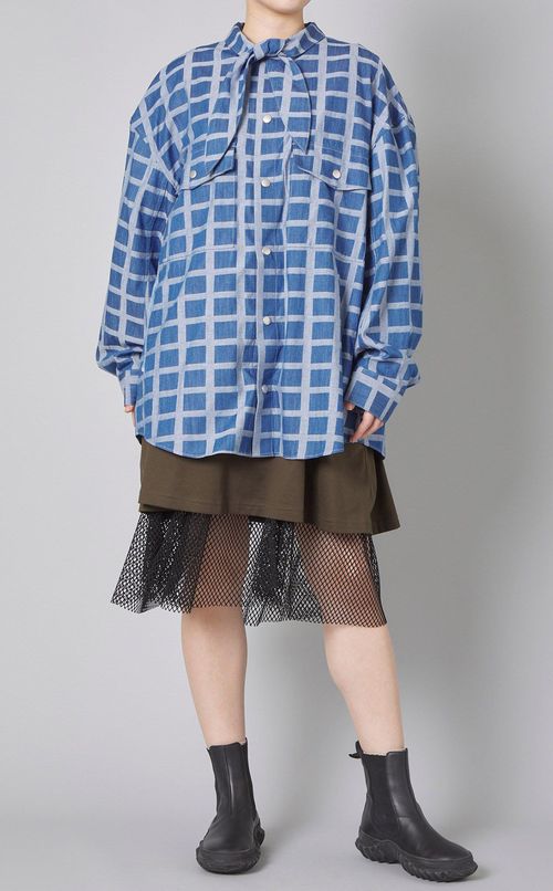 リバーシブルネットワンピース