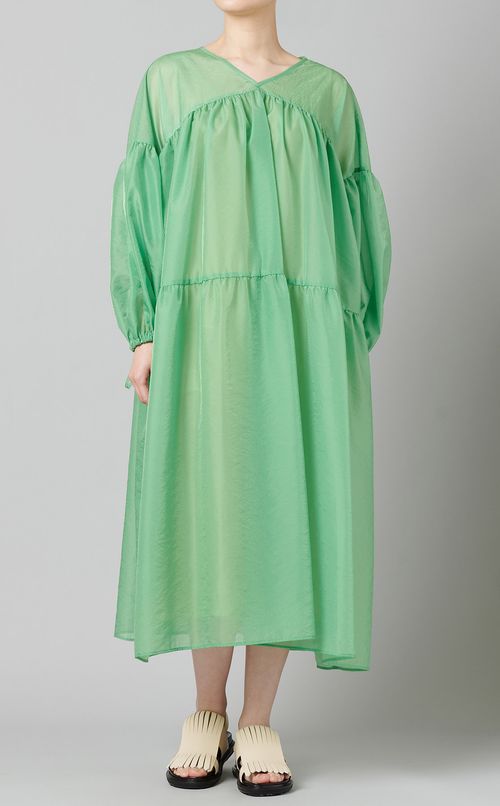 シアーティアードワンピース