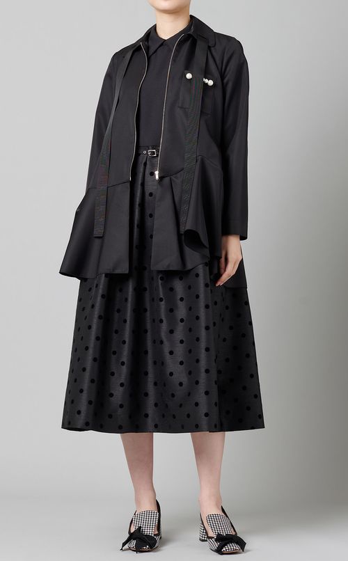 ベルト付カップスリーブワンピース