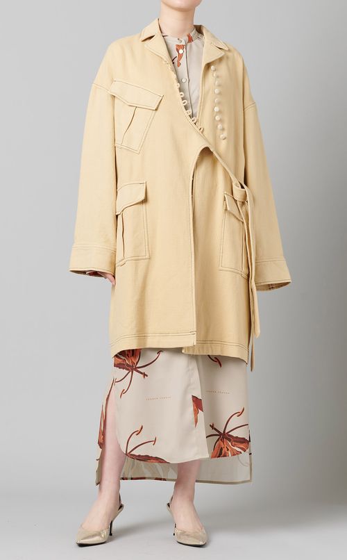 ポケットデザインコート