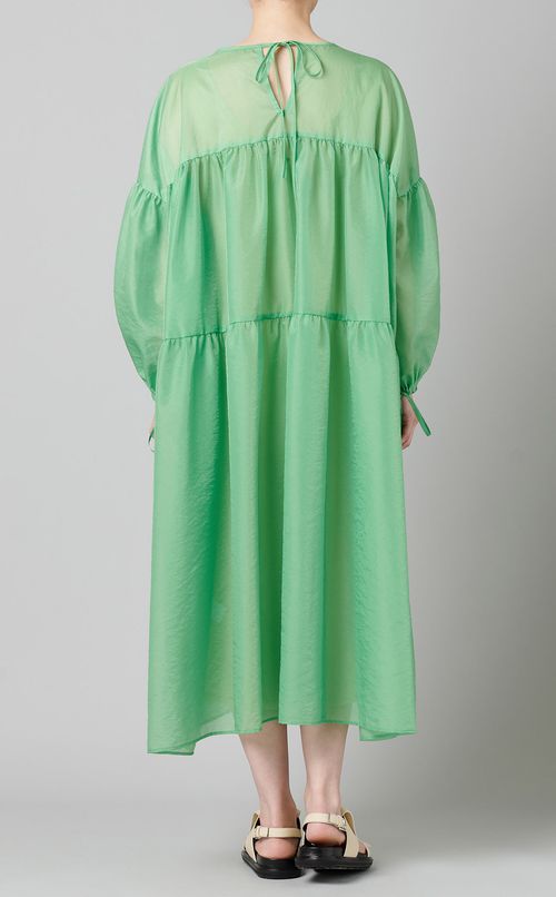 シアーティアードワンピース