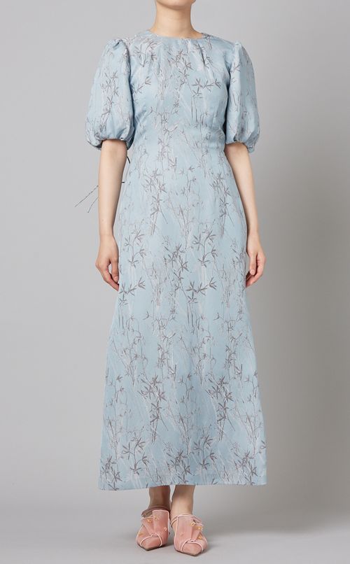 フラワージャガードワンピース