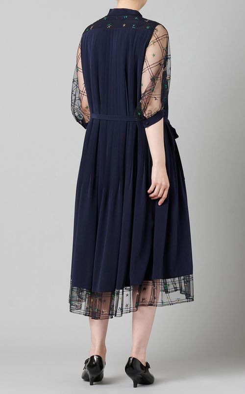 チュールプリーツワンピース