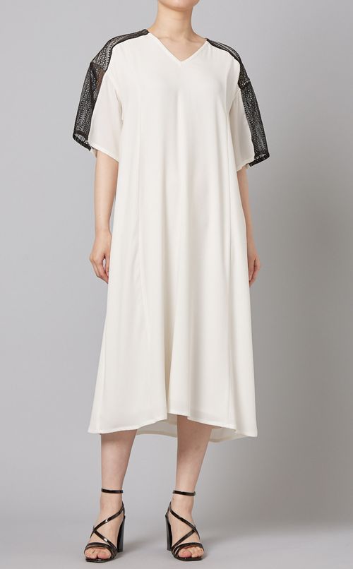 オーバースカート付ワンピース