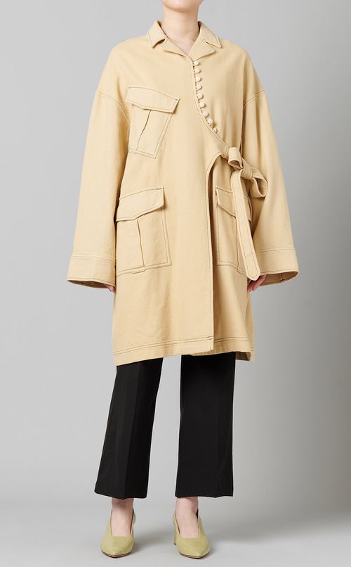 ポケットデザインコート