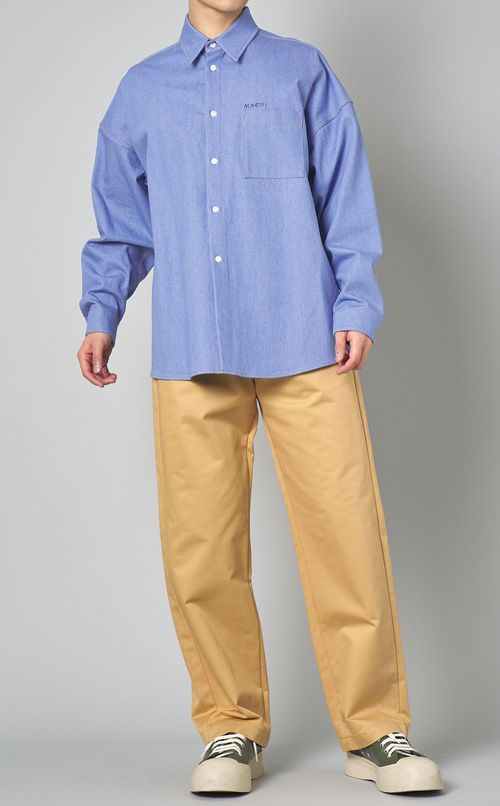 ライトカラーデニムシャツ