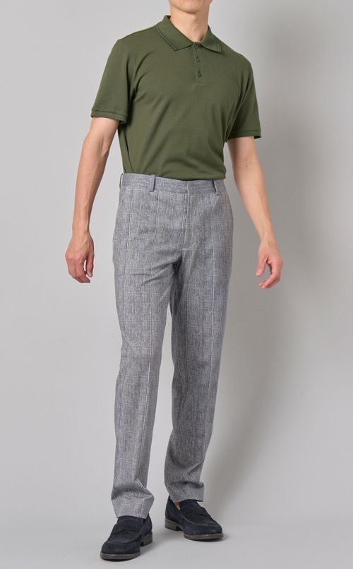 グレンチェックパンツ