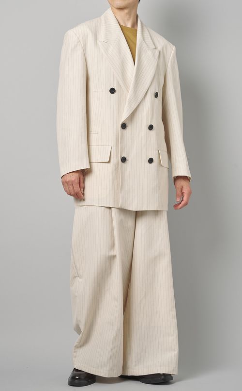 ストライプダブルジャケット