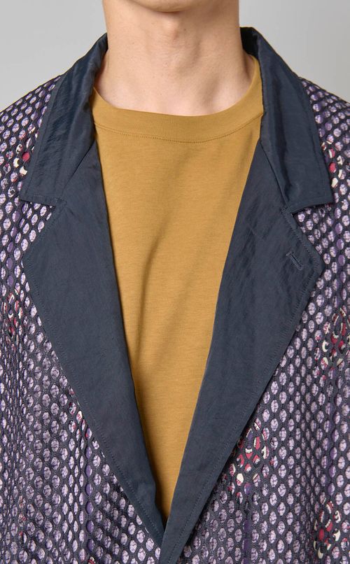 ラッセルメッシュプリントジャケット