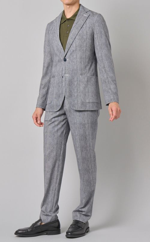 グレンチェックパンツ