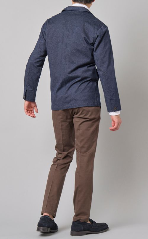 コットンスタンドカラージャケット