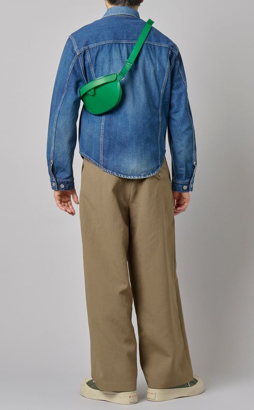 ボックスステッチウェストポーチ