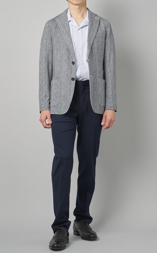 ストラクチャーニットオープンシャツ