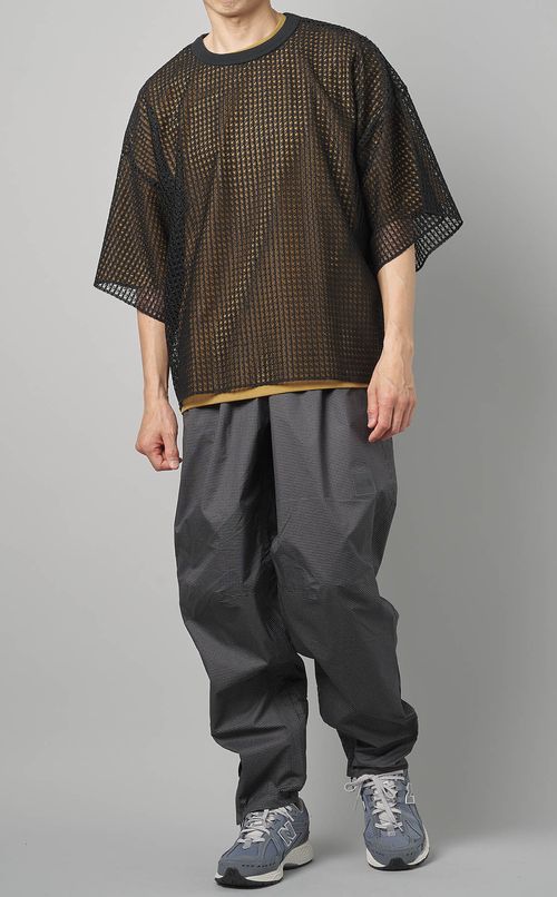 メッシュクルーネックTシャツ