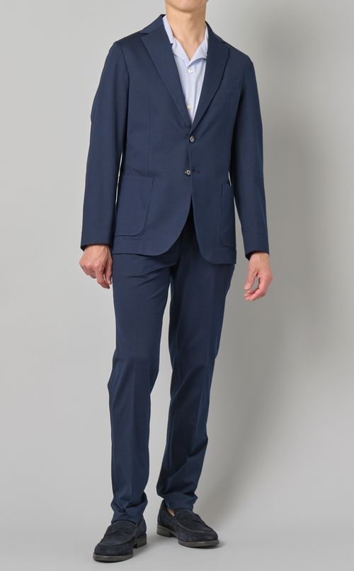 ストラクチャーニットオープンシャツ