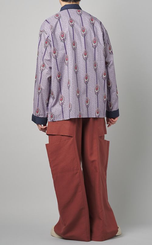 プリントパジャマジャケット