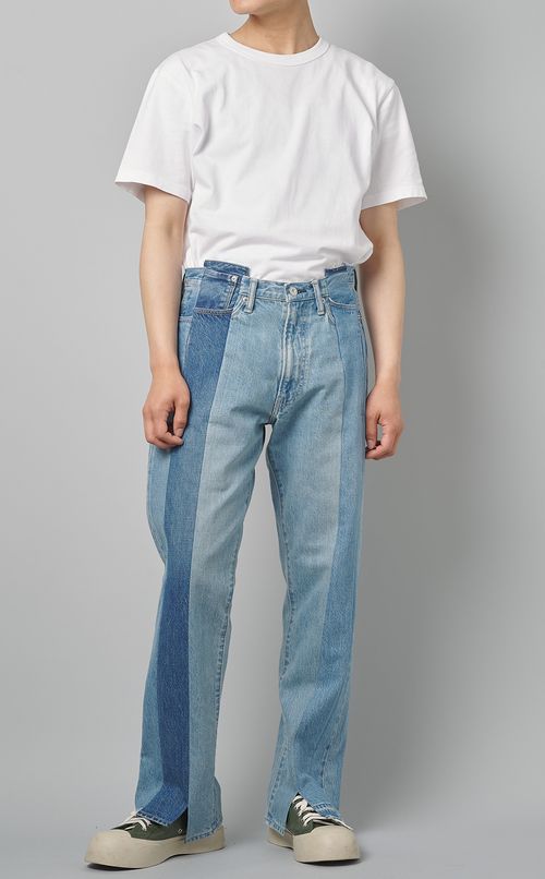 リメイクデニムパンツ