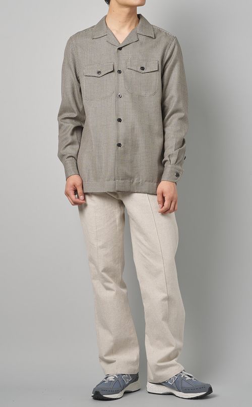 ガンクラブチェックシャツジャケット