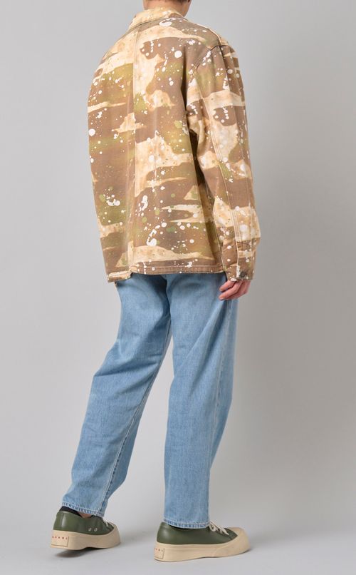 カモフラージュプリントカバーオール