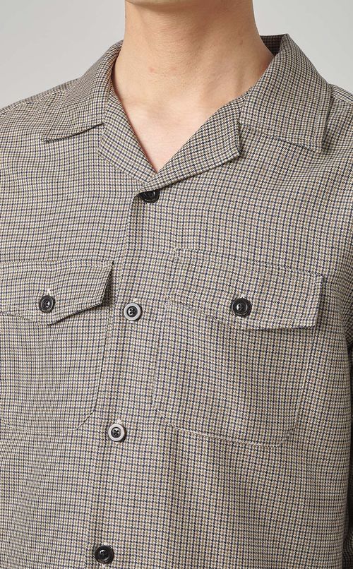 ガンクラブチェックシャツジャケット