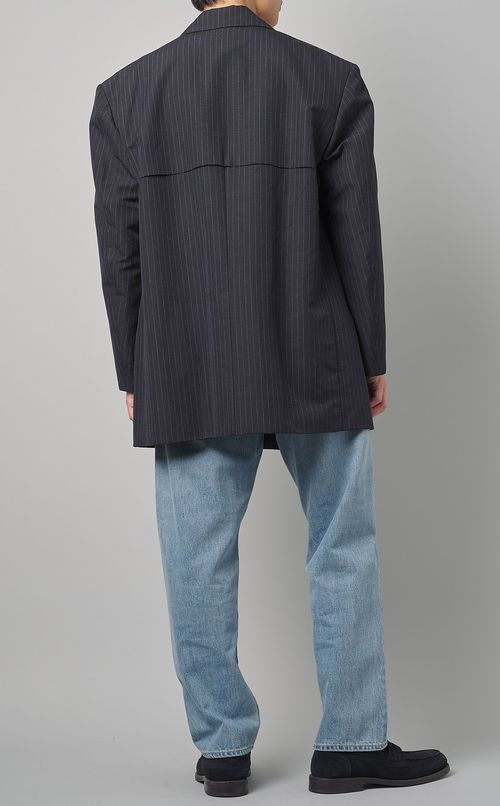 ストライプダブルジャケット