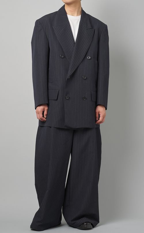 ストライプダブルジャケット