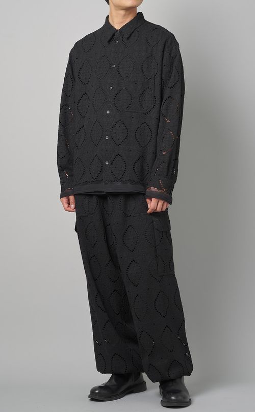 レースポケットパンツ