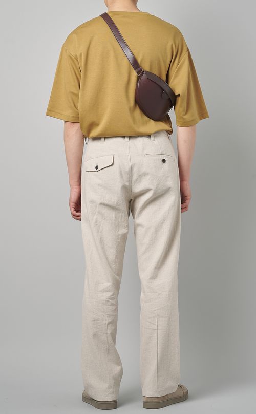 ボックスステッチウェストポーチ