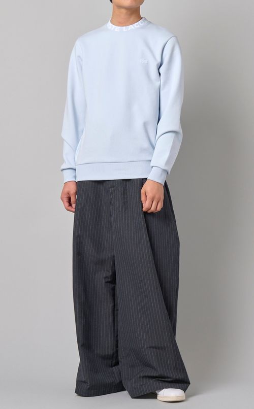 ストライプワイドパンツ