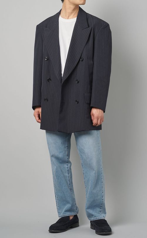 ストレートレッグデニムパンツ