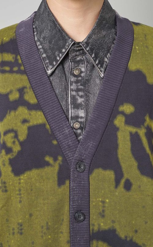 タイダイニットカーディガン