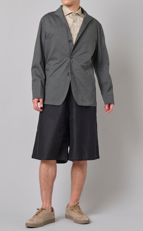 コットンスタンドカラージャケット