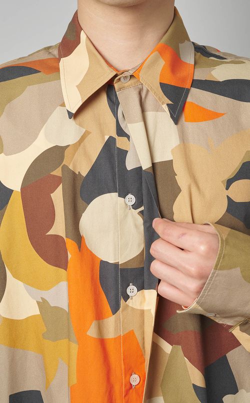 カモフラージュシャツ