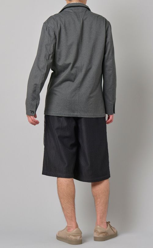 コットンスタンドカラージャケット