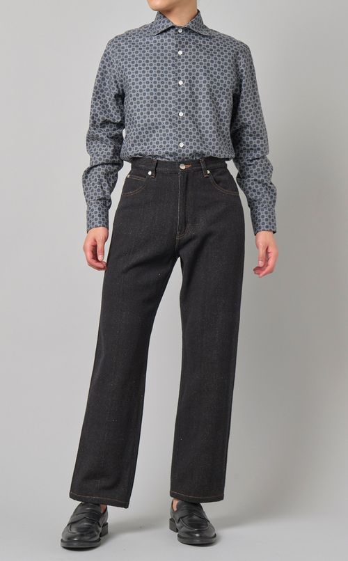 ハンドウーブンデニムパンツ