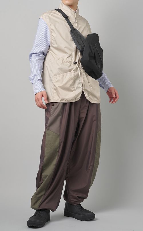 ロールトップウエストバッグ