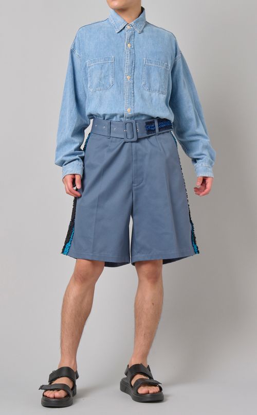 フリルベルテッドショーツ