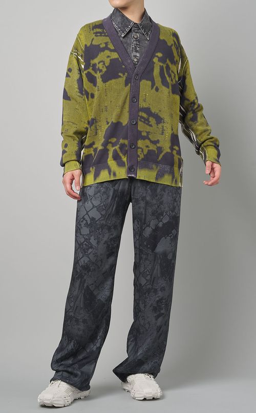 プリントトラックパンツ