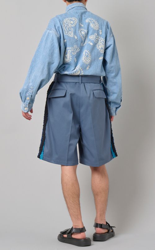 フリルベルテッドショーツ