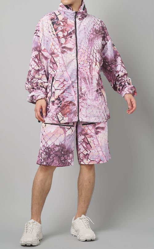 プリントシェルパーカー