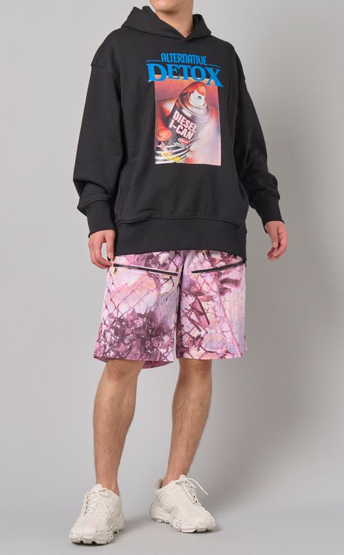 プリントシェルショーツ