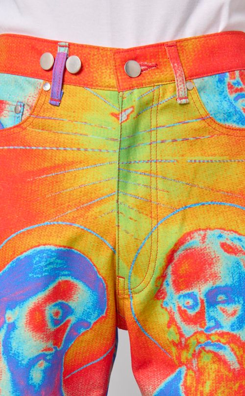 エンジェルプリントデニムパンツ