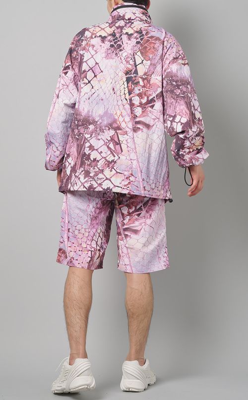 プリントシェルパーカー