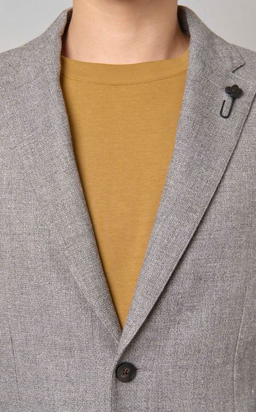 リネンウールイズモジャケット