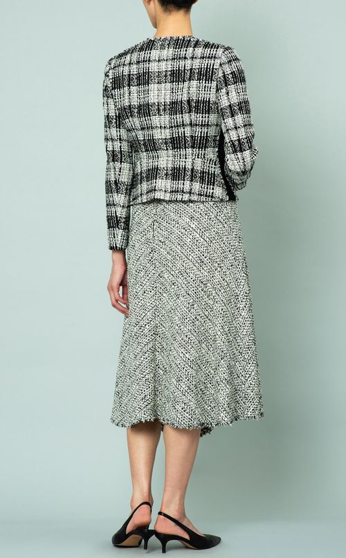 ビッグチェックツイードジャケット