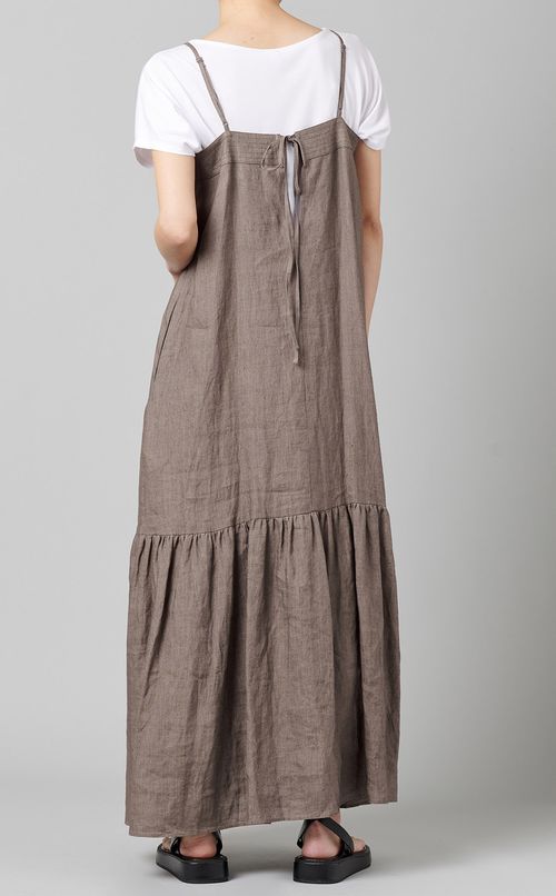 リネンキャミソールワンピース
