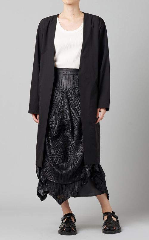アシンメトリープリーツスカート
