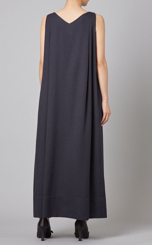 2wayロングフレアワンピース