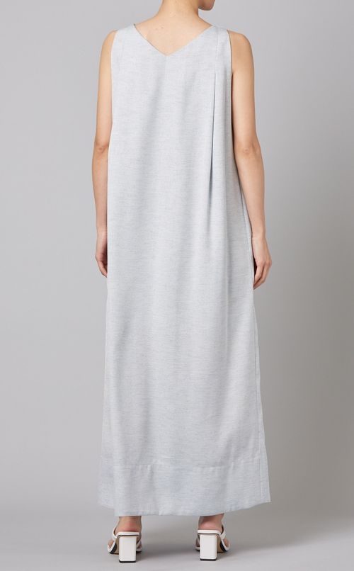 2wayロングフレアワンピース